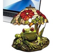 Generico Lámpara de mesa - Lámpara de escritorio rana, de lectura, linterna para libros para niños y adultos, para libros | Para mesilla de noche, cocina, comedor, escritorio, mostrador, escuela de