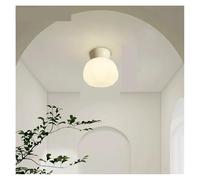 Genérico Lámpara de techo, Cream Wind Aisle Lamps Modern Simple Corridor Balcony Light Medieval Retro Log Pumpkin Ceiling(Ivory-pumpkin)