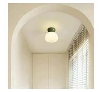 Genérico Lámpara de techo, Cream Wind Aisle Lamps Modern Simple Corridor Balcony Light Medieval Retro Log Pumpkin Ceiling(Green-pumpkin)