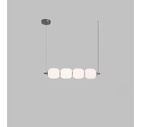 Genérico Lámpara de techo, Luces colgantes LED nórdicas for sala de estar y comedor, mesas comida, candelabro cocina, decoración del hogar, accesorio iluminación colgante(4 lights,Warm light)