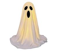 Genérico Light Up Ghost, Scary Halloween Figure, String Lights, Glowing Tabletop Ornament for Spooky Decor, Interior Outdoor Use, Yard, Mantel, Wall, Porch, Door, Home, Window, Desk