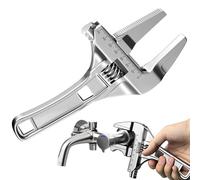 Generico Llaves ajustables - de aluminio antideslizante universal | Llave multifunción para tubos | para lavabo, cabina de ducha, manguera, instalación hidráulica en baño y casa
