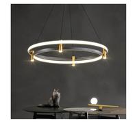 Genérico Luces colgantes Led circulares nórdicas for restaurante, sala de estar, mesa comedor, cocina, lámparas, accesorios iluminación for decoración del hogar,lámpara de araña