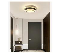 Genérico Luces colgantes, Nordic Living Room Bedroom Ceiling Light Modern Entrance Lamp Main Lights Simple Balcony Aisle(A round black)
