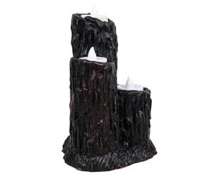 Genérico Luces de Vela Halloween Troncos De Árbol Con Resina LED Sin Llama
