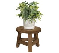 Genérico Macetero Con Taburete Alto, Taburete Pequeño De Madera, Estante De Madera Para Bonsái, Soporte Para Plantas Decorativo Para Interiores Y Exteriores