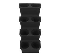 Generico Macetero Vertical para jardín | Soporte de Pared para Plantas de 4 Piezas | Decoración del hogar, Jardinera Vertical multinivel para balcón, salón, Pasillo, Porche, Patio,