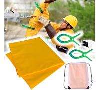 Genérico Manta Aislante Impermeable de Seguridad para protección contra descargas eléctricas, Manta Aislante con Bolsa de Almacenamiento y Pinzas, Cubierta portátil de p