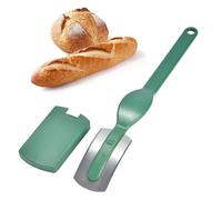 Genérico Maquinilla de afeitar para pan | 1 mango ergonómico de acero inoxidable | Corte Preciso de Artesanal | Cuchillo de panadero, uso profesional en cocina, panadería, restaurante