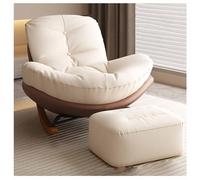 Genérico Mecedora Suave y Elegante con reposapiés - Cómoda Mecedora tapizada para la habitación del bebé y sillón reclinable Que Ahorra Espacio para Salas de Estar pequeñas - Ideal para una relajació