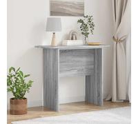 Genérico Mesa Consola Gris Sonoma 93 x 40 x 75 cm, Mesa auxiliar de madera de ingeniería para sala de estar, diseño moderno rectangular con gran espacio de almacenamiento, fácil de limpiar, ideal