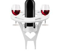 Genérico Mesa Playera Plegable - Escritorio Ligero De Exterior con Portavasos,Mesa Picnic Plegable para Vino | Parque Playa Césped Aire Libre Jardín Patio Trasero Patio Balcón Barbacoa Reunión