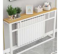 Genérico Mesas Consola, Escritorio de Pasillo con Almacenamiento, Mesa Auxiliar Estrecha para Pasillo, Mesa sobre radiador, Estructura de Acero Duradera y Tablero de Madera Maciza, disipación de calo