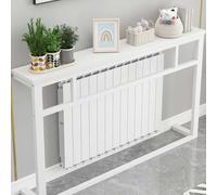 Genérico Mesas Consola, Escritorio de Pasillo con Almacenamiento, Mesa Auxiliar Estrecha para Pasillo, Mesa sobre radiador, Estructura de Acero Duradera y Tablero de Madera Maciza, disipación de calo
