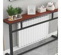 Genérico Mesas Consola, Escritorio de Pasillo con Almacenamiento, Mesa Auxiliar Estrecha para Pasillo, Mesa sobre radiador, Estructura de Acero Duradera y Tablero de Madera Maciza, disipación de calo