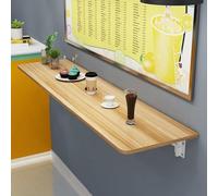Genérico Mesas Consola, Escritorio de Pasillo con Almacenamiento, Mesa Auxiliar Estrecha para Pasillo, Mesa Plegable de Pared, Escritorio Flotante Compacto para Oficina en casa, Cocina, Comedor, Bar,