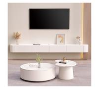 Genérico Mesas Consola para Pasillo, Mesa Delgada detrás del sofá, Estante para Entrada, Vitrina de mármol con Espejo, Mesa de Entrada Moderna, Soporte de TV Flotante mo