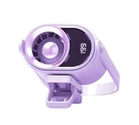 Genérico Mini ventilador de pinza de 4 velocidades silencioso y portátil | Refrigerador personal silencioso Ventilador Personal Portátil Ideal para