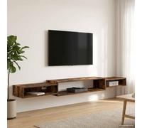Genérico Mueble de TV Montado en la Pared Montada en la Pared,Mobiliario,Estanterías,Estantes y estanterías,220 x 28 x 21 cm-8006017