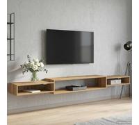 Genérico Mueble de TV Montado en la Pared Montada en la Pared,Mobiliario,Estanterías,Estantes y estanterías,220 x 28 x 21 cm-8006020