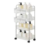 Genérico Multicapa Utility Cart - Trolley Storage Cart with Wheels, Multi-Layer Organizer for Dorm, Bedroom, Office, Home, Kitchen, Bathroom, Laundry, Makeup, Pantry, Craft & Salon Use