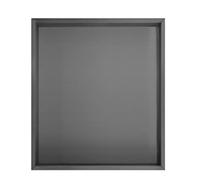 Genérico Nicho de Ducha Empotrado de Acero Inoxidable, Estante de baño Impermeable para Montaje en Pared, Soporte para jabón de Ducha Empotrado de Acero Inoxidable, Estante insertable Impermeable par