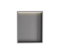 Genérico Nicho de Ducha Empotrado de Acero Inoxidable, Estante de baño Impermeable para Montaje en Pared, Estante insertable de Acero Inoxidable para nicho de Ducha Empotrado, Organizador de Pared im