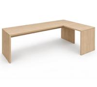 Genérico OFILIKE. Escritorio Esquinero en L para Oficina y Teletrabajo, Mesa de Ordenador Moderna con ala Derecha, Mesa Ideal para Trabajo, Redacción y Juegos. Roble (160x80)