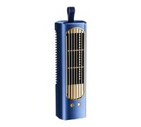 Genérico Oscillating Tower Fan - ABS USB Rechargeable Portable Standing Cooling Fan, 3 Speed Desktop Air Circulator | Cordless Tower Fans For Home, Office, Dorm, Kitchen And Outdoor Travel Use