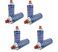 Genérico Pack de 8 und Super-Ego BTN 250 Cartucho de Gas Butano, 227g, Compatible Universal, Diseño Compacto