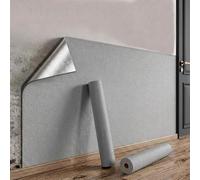 Genérico Papel Pintado Autoadhesivo Impermeable De 8 Mm,Adhesivos Para Muebles,Papel Pintado Aislante,Revestimiento De Pared Para Decoración Del Hogar Y Eficiencia Térmica,Gris,2000x50x0.8cm