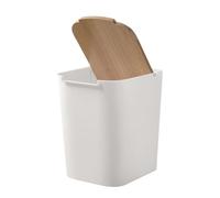 Genérico Papelera Con Tapa,Papelera Con Tapa de reciclaje doméstica de gran | Piso Contenedor de basura de papel de desecho para interior y exterior, sala de estar, dormitorio, sala de e