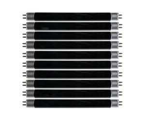 Genérico Paquete de 10 Bombillas T5/6W (225 mm) F6T5 de 6 vatios de luz Negra para Verificador de Billetes UV Safescan 45