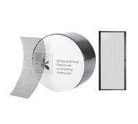 Genérico Parche reparador de mosquiteras - Adhesivo Fuerte Cortable Universal,Parche De Malla Para Puerta Mosquitera | Para Patio Tienda Barandillas De Piscina Balcón Cenador Solárium Porche