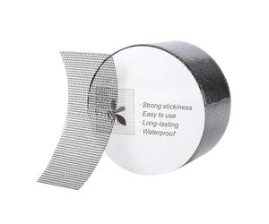 Genérico Parche reparador de mosquiteras - Adhesivo fuerte universal y recortable - Parches Reparadores Para Mosquiteras De Ventana,Uso En Patio Tienda Balcón Cenador Porche Terraza Acristalada