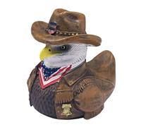 Genérico Patriotic Resin Figurine - Freedom Eagle Duck Commemorating US 250th Car Dashboard Decor for Veterans & Duck Enthusiasts Gift