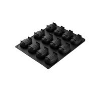 Generico Pavoni Almendra PX43133S Molde de silicona Pavoflex para porciones individuales realistas, 120 ml