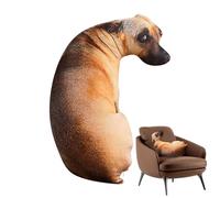 Genérico Peluche De Perro Infantil,Muñeco De Felpa Realista En 3D - Peluche De Perro Realista - para la Siesta, sofá, Dormitorio, estantería, Silla, Coche y Accesorio para fotografía
