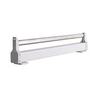 Genérico Perchero de Pared de Acero Inoxidable, Perchero extraíble retráctil para Pantalones, diseño Que Ahorra Espacio, 30-60 cm, Capacidad de Carga de 25 kg, con 2 rieles deslizantes de 400 mm/15,7
