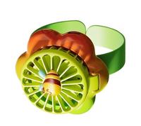 Genérico Personal Fan - ABS+PP 19.5x6x4cm, Wearable Flower Watch Fan, Rechargeable Mini Fans | LED Light Cooling Fans, Hands Free Cooling Device, Travel Beach Camping School Use
