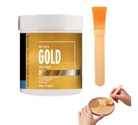 Genérico Pintura Dorada para Madera,300 gramos de Acabado Brillante Resistente al Agua | Barniz Líquido Dorado - para Muebles Lienzo Tela Piedra Joyería Manualidades Modelos