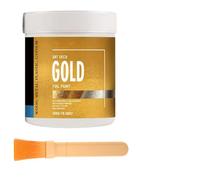 Genérico Pintura Dorada para Madera,300 gramos de Acabado Brillante Resistente al Agua,Pintura Metálica Dorada - para Madera Lienzo Tela Cerámica Roca Bisutería Muebles