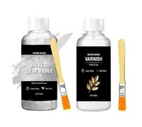 Genérico Pintura Hoja de Oro Con Pincel Resistente Clima Pigmento Rico