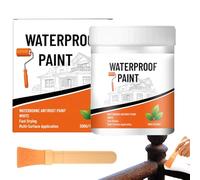 Genérico Pintura para metal exterior | recubrimiento impermeable y de secado rápido 300 g,Pintura Para Vallas Con Brocha - para exterior, barandillas, cancelas, vallas, muebles y buzones