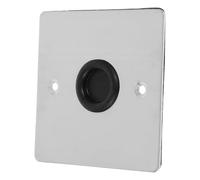 Genérico Placa Metálica de Pared para Cubierta de de Cable en Acero Inoxidable 86, Tapa Ciega para Enchufe Adecuado para Uso en Techos y Paredes Decorativas