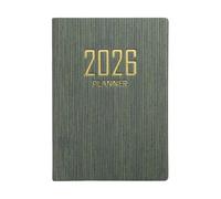 Generico Pocket A7 Notebook - Diario de reunión diario 2026, pequeño 365 Lined Journal with Compact Design, Premium Exercise Book, Portable Planning Tool, Blank Journal for Work School College Budget