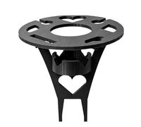 Genérico Portable Picnic Beach Table - 3D Printed Outdoor Wine Glass Rack | Compact Foldable Low Table with Cup Holder | Lightweight Stable Snack Tray For Park Beach Lawn Garden Patio BBQ Travel