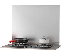 Genérico Protector contra Salpicaduras de Aceite, Deflector de Pared de Acero Inoxidable a Prueba de Salpicaduras de Aceite, lámina Protectora contra Salpicaduras, Herramienta de Cocina, Pantalla de