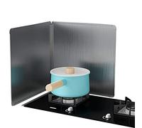 Genérico Protector contra Salpicaduras de Aceite, Escudo antisalpicaduras de Acero Inoxidable, Pantalla antisalpicaduras de Grasa Plegable, Protector antisalpicaduras para cocinar, Duradero, fácil ma