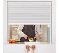 Genérico Puerta corredera Personalizable con Marco de Aluminio, mampara divisoria Plegable para Armario, Hotel o desayunador - Instalación sin Taladro (80x80cm/31.4x31.4in)